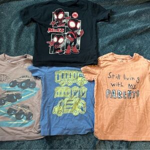 Kids Graphic T-Shirts - Set of 4